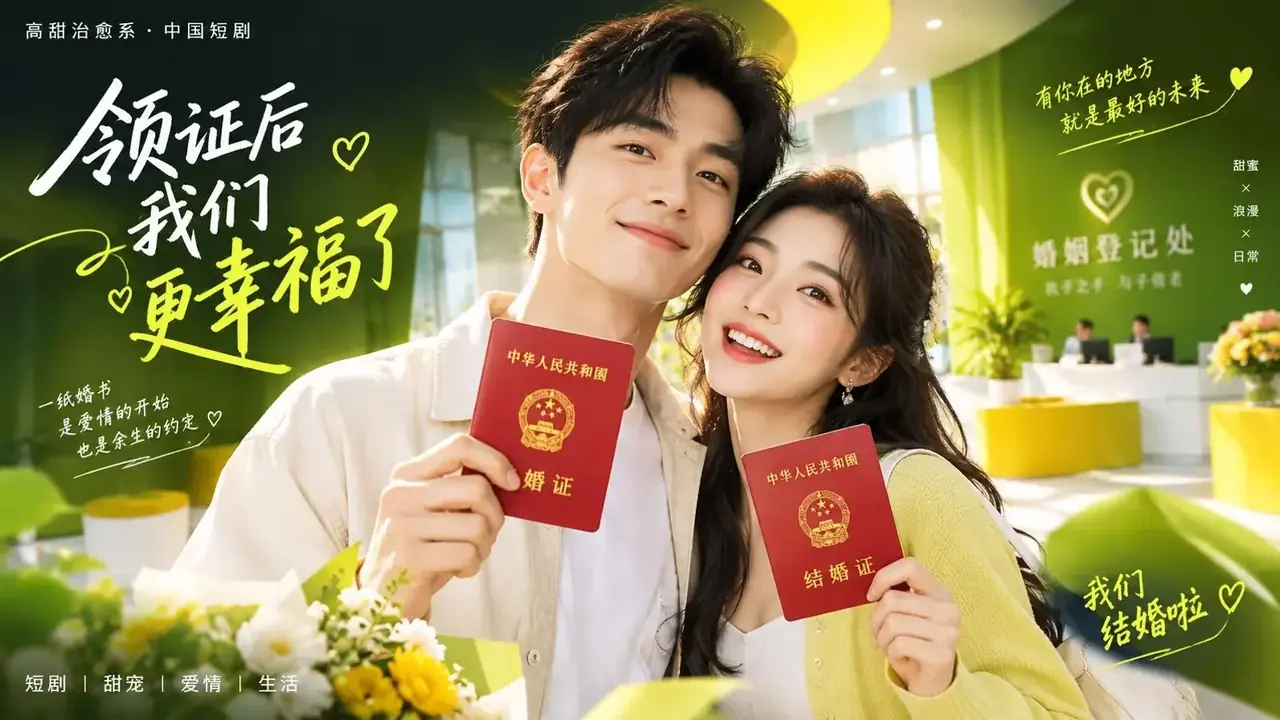 闪婚老公竟是首富 短剧海报